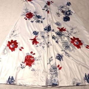 NWT Nora Cora 1335261 white floral dress